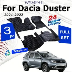 Russia Car Floor Mats For Dacia Duster Renault Duster HM 2021~2022 Waterproof Ptotective Pads Car Mats Full Set Car Accessories