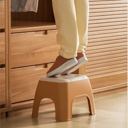 New Small Shoe Changing Stool Small Chair Ins Sofa Household Living Room Foot Rest Stool Tea Table Children Bathroom Footstool