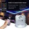 반짝이는 RGBW 광섬유 별빛 하늘 키트, 스마트 APP, 자동차 가정용, 별이 빛나는 하늘, 천장 광섬유 조명, 32W 2