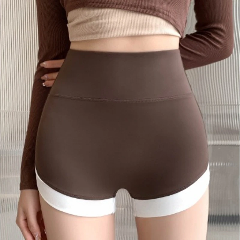 Shark Shapewear Safety Short Pants Tummy Lift High Waisted Color Block Plus Size Summer Active Wear Women Underwear