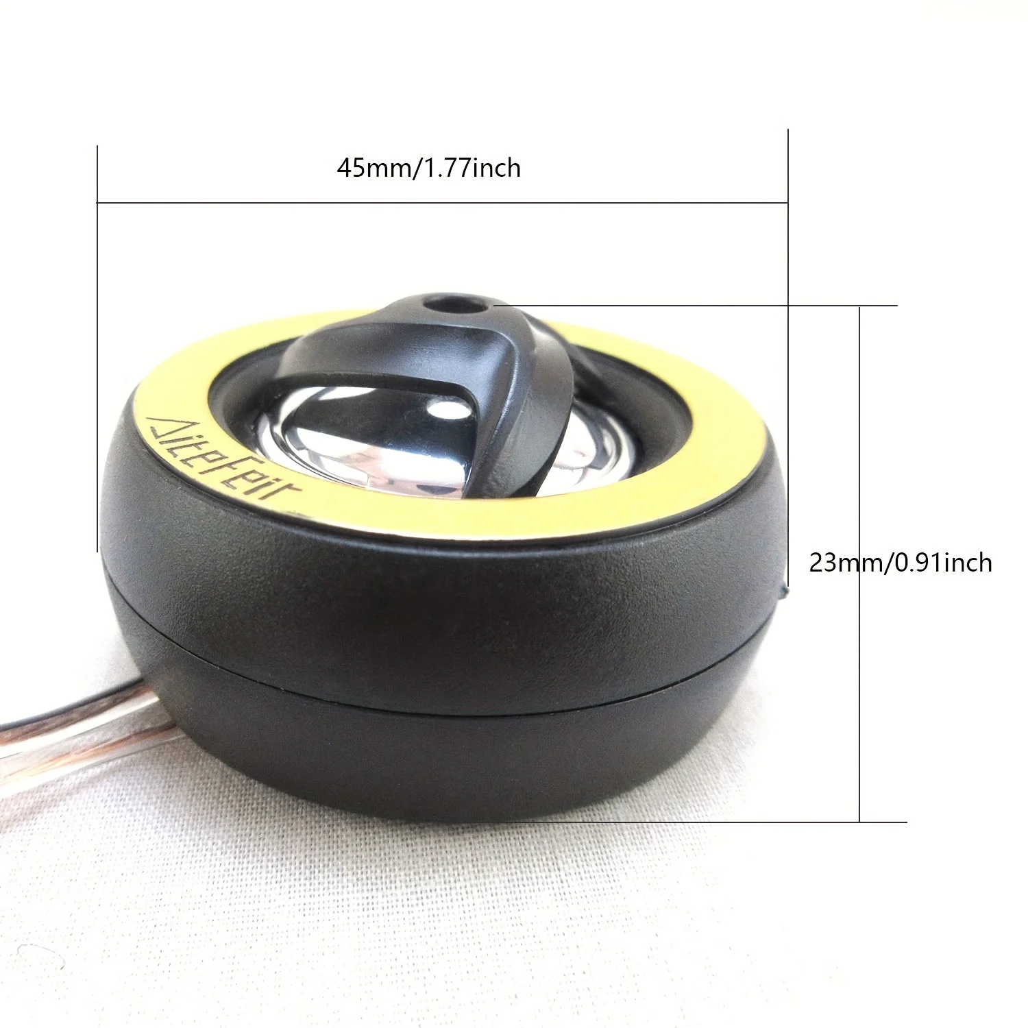 900W High Efficiency Mini Dome Tweeter Speakers 2x450W with Base 12V Car Audio System Loudspeaker for Auto Sound Upgrade