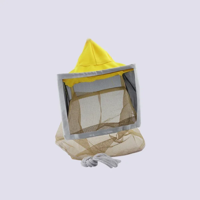 A 1PCS Beekeeping Special Products Yellow Bee Hat Export Type Protective Equipment Outdoor Wholesale Tools