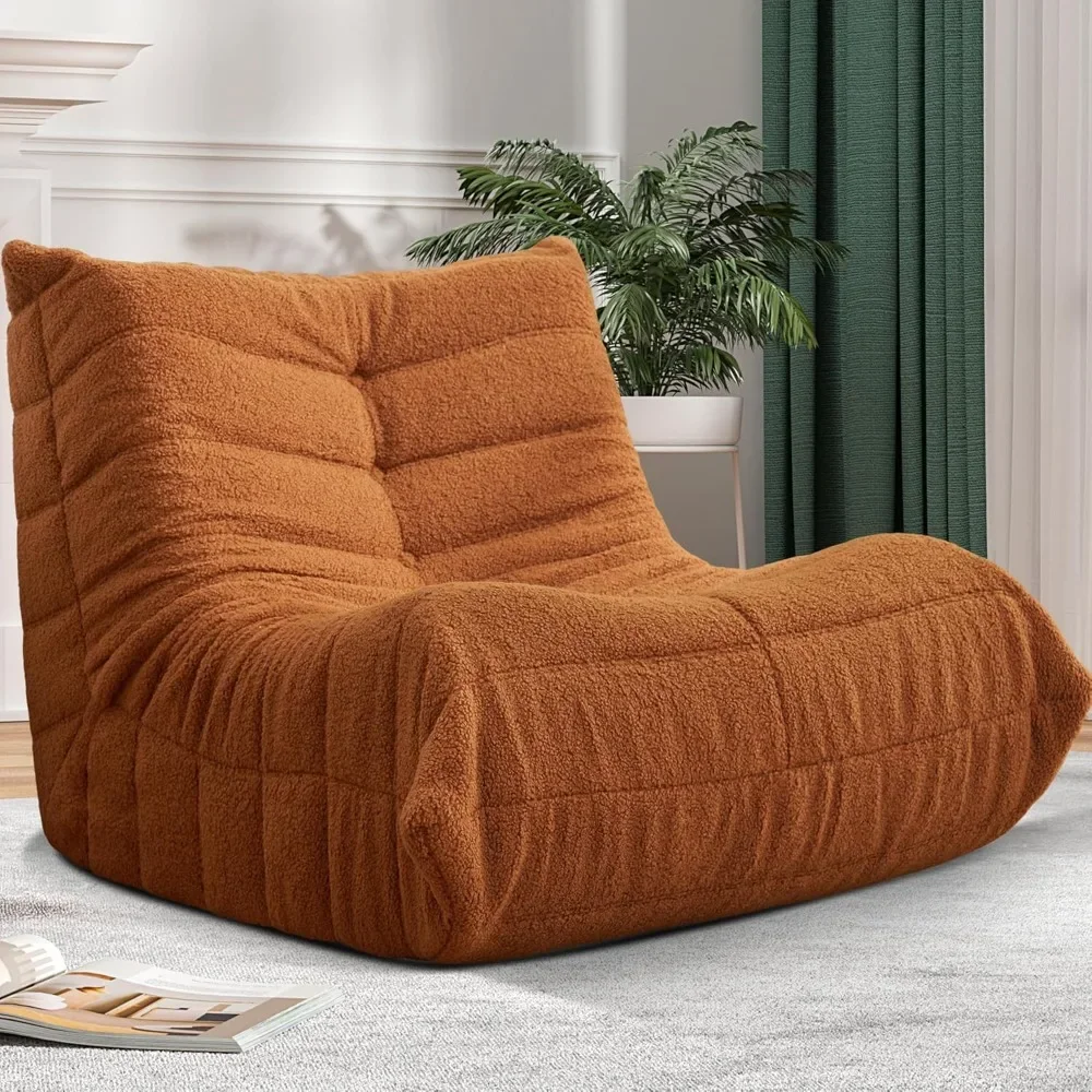 

Adult-Sized Memory Foam Bean Bag Chair: Cozy Lounger for Home or Apartment