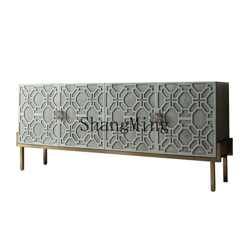 

CL light luxury entrance retro storage living room dining side decorative locker villa restaurant