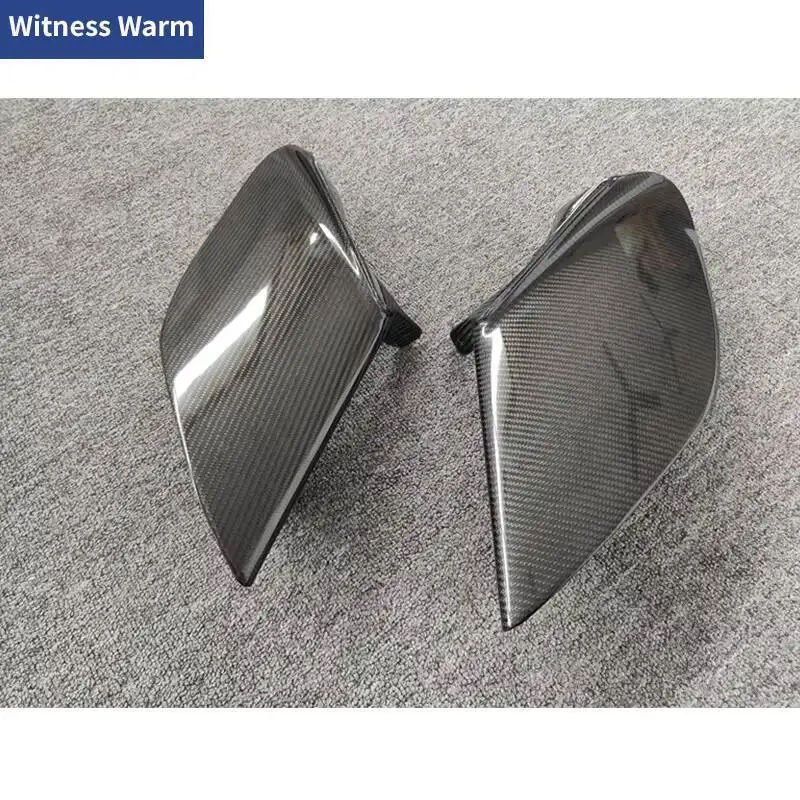 فتحات تهوية جانبية خلفية من ألياف الكربون ، جناح لسيارة Ferrari ، طقم هيكل السيارة ، من من من ألياف الكربون