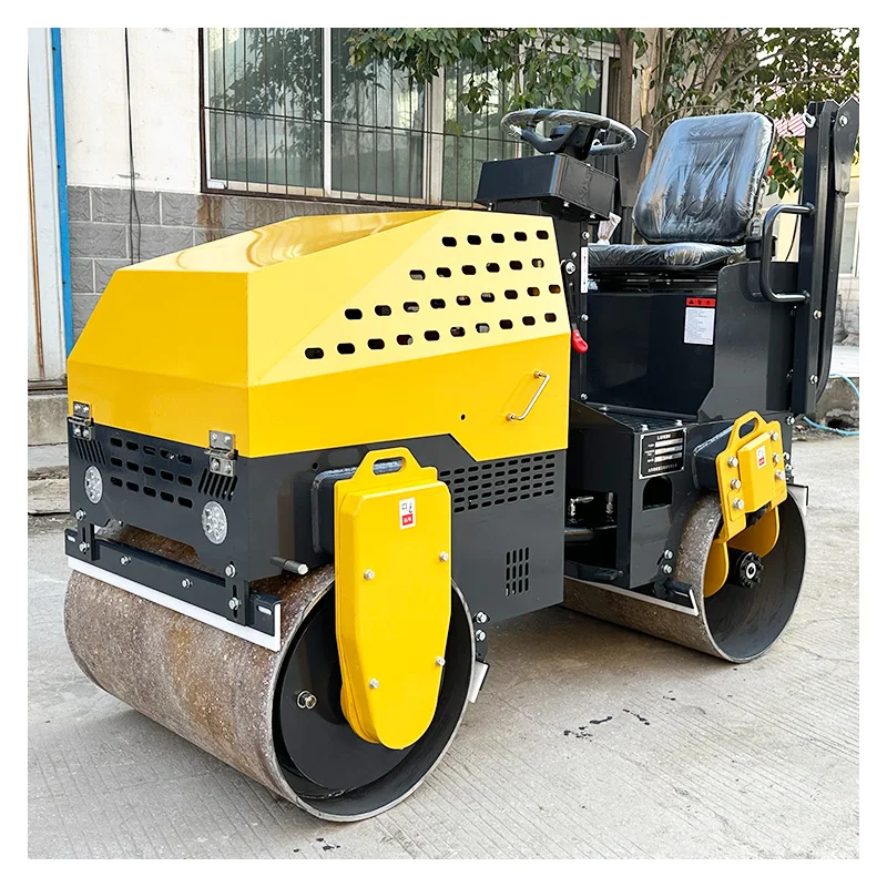 6 Ton Large Road Roller Double Drum Vibratory Compactor Heavy Duty Machine For Tough Working Conditions