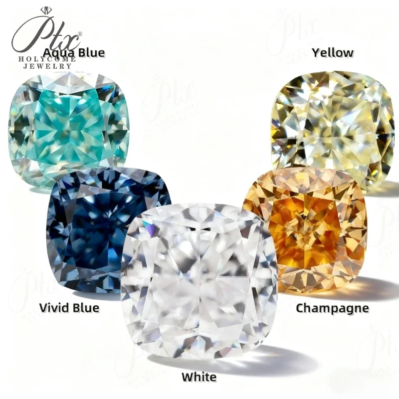 

Cushion Moissanite Multicolor Crushed Ice Style Gemstones – High-Quality Diamonds for Rings Bracelets and Luxury Accessories