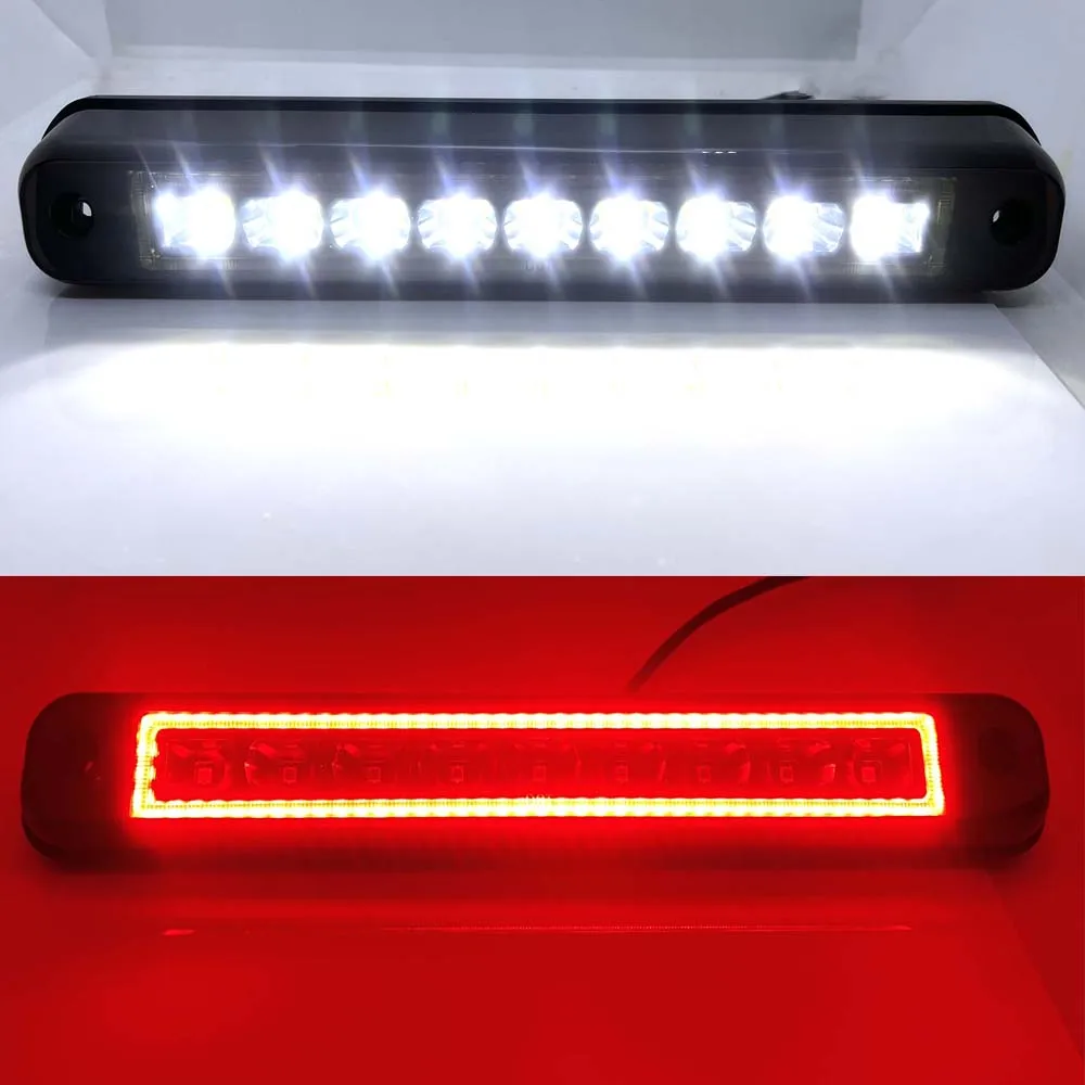 LED 3rd Cargo Car Lights High Mount Third Brake Lights For 1988 1989-1998 Chevy C10 GMC C/K C1500 C2500 3500 Pickup Tail Lamps