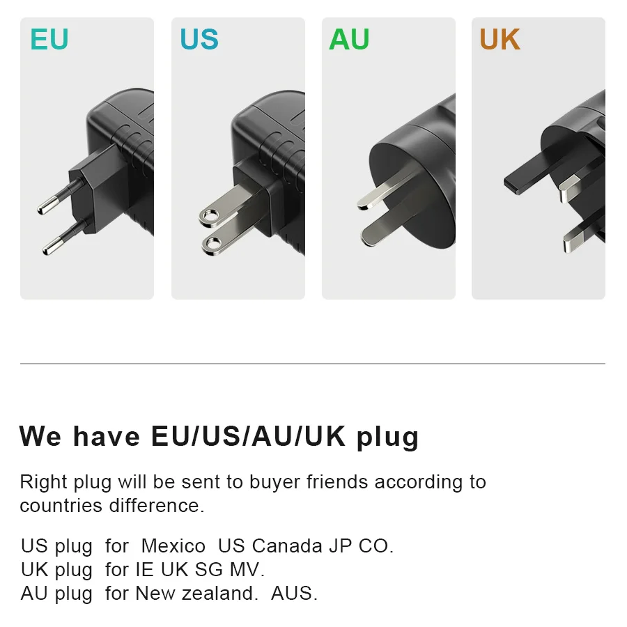 AC 110-240V DC 12V 2A 3A 6A 8A Universal Power Adapter Supply Charger Transformer LED Driver Adapter  Eu Us for LED light strips