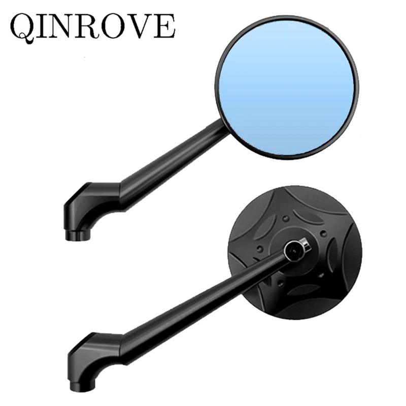 

8/10 мм мотоциклетные зеркала заднего вида с ЧПУ, алюминиевое боковое выпуклое зеркало, универсальное для Ducati Hypermotard 950 Monster 696 Scrambler 800