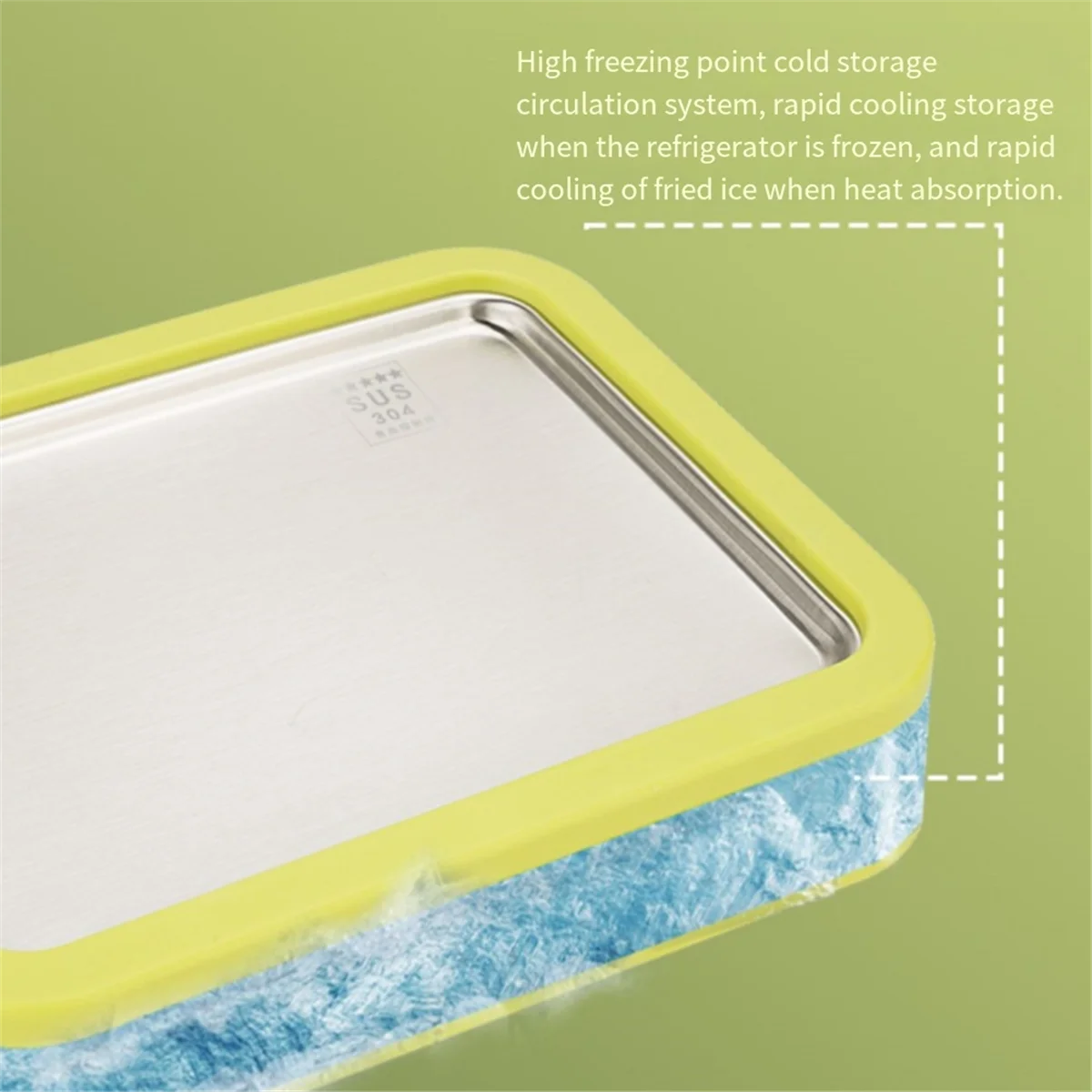 

Yogurt machine Stainless Steel Freeze Yogurt Maker Instant Rolling Ice Yogurt Machine with 2