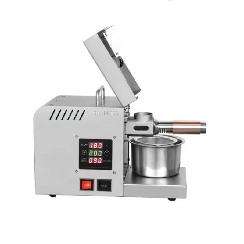 Small, fully automatic, multifunctional oil machine for household use, intelligent temperature control, high oil hot and cold pr