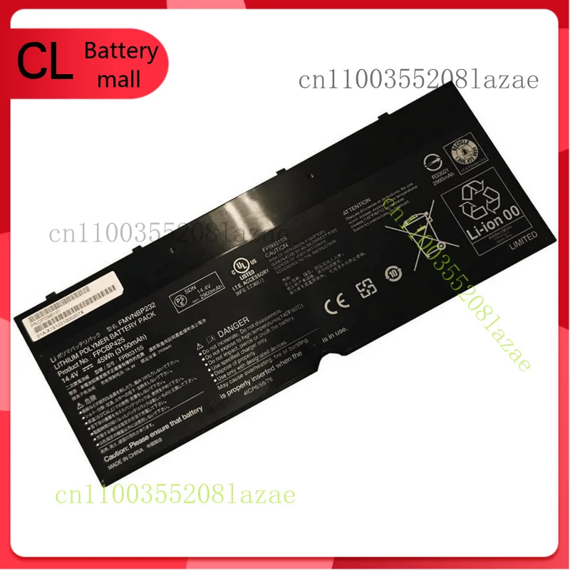 

New Genuine FPCBP425 FMVNBP232 Battery for Fujitsu LifeBook T904 T935 T936 U745