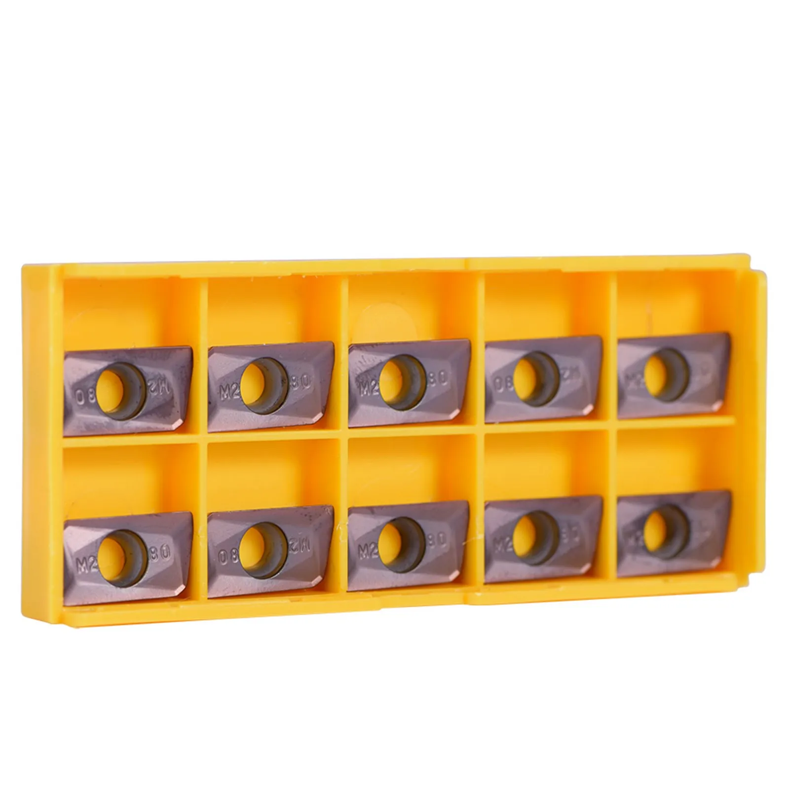 

10pcs CNC Carbide Tips Inserts Blade Cutter Lathe Turning Tool With Box