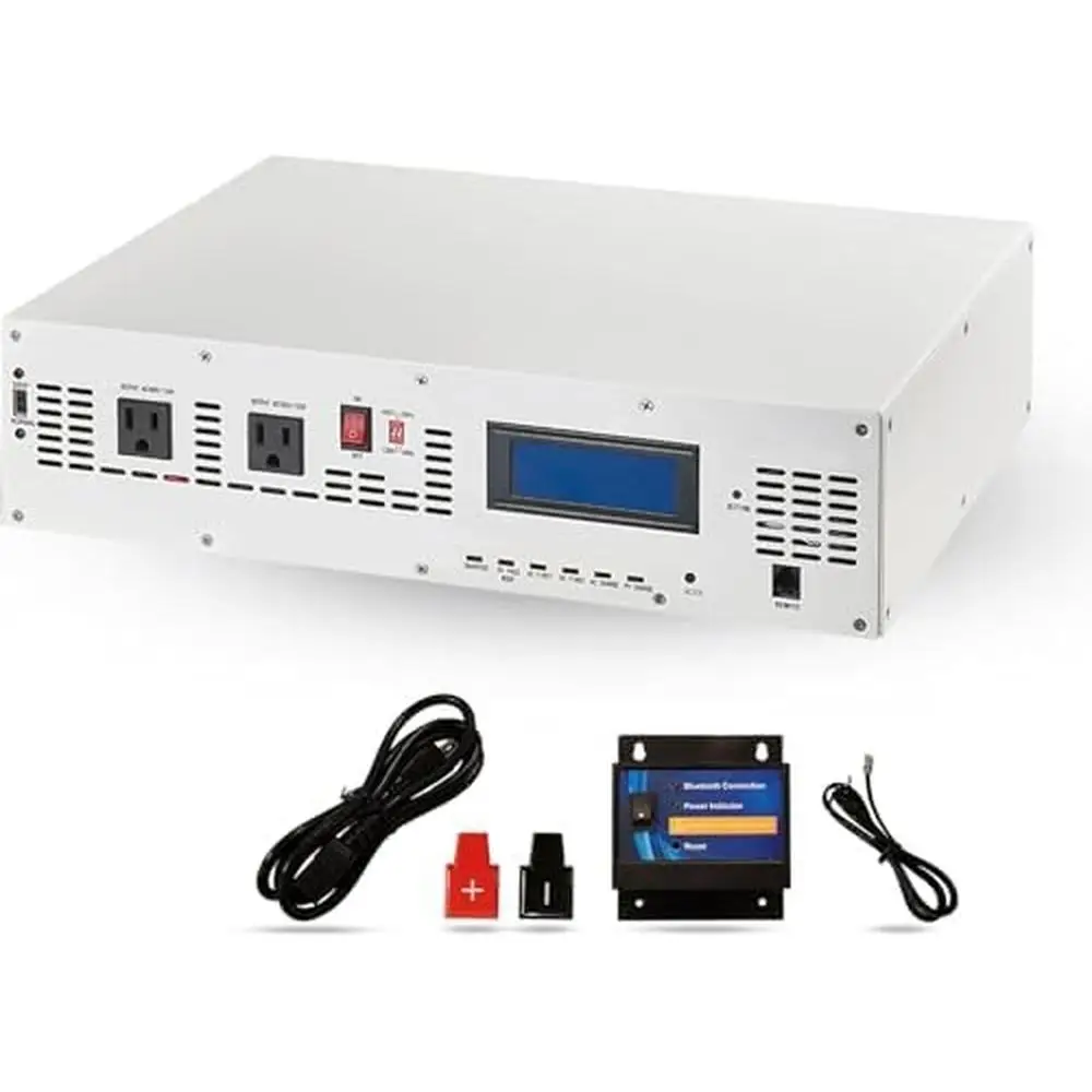 

1500W Solar Hybrid Inverter 12V DC 100V/120V AC UPS Backup Power Controller Storage