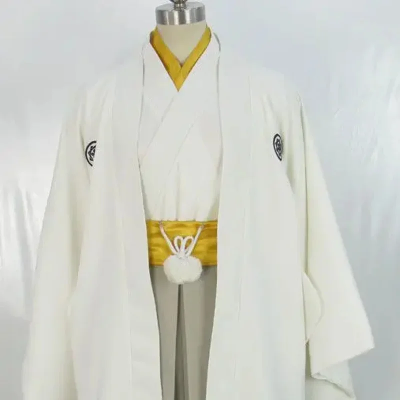 

Summer Black Japanese Traditional Samurai Kimono For Men Yukata Bathing Robe Hekoobi Loose Style Sauna Homewear Belt Long Gow ZS