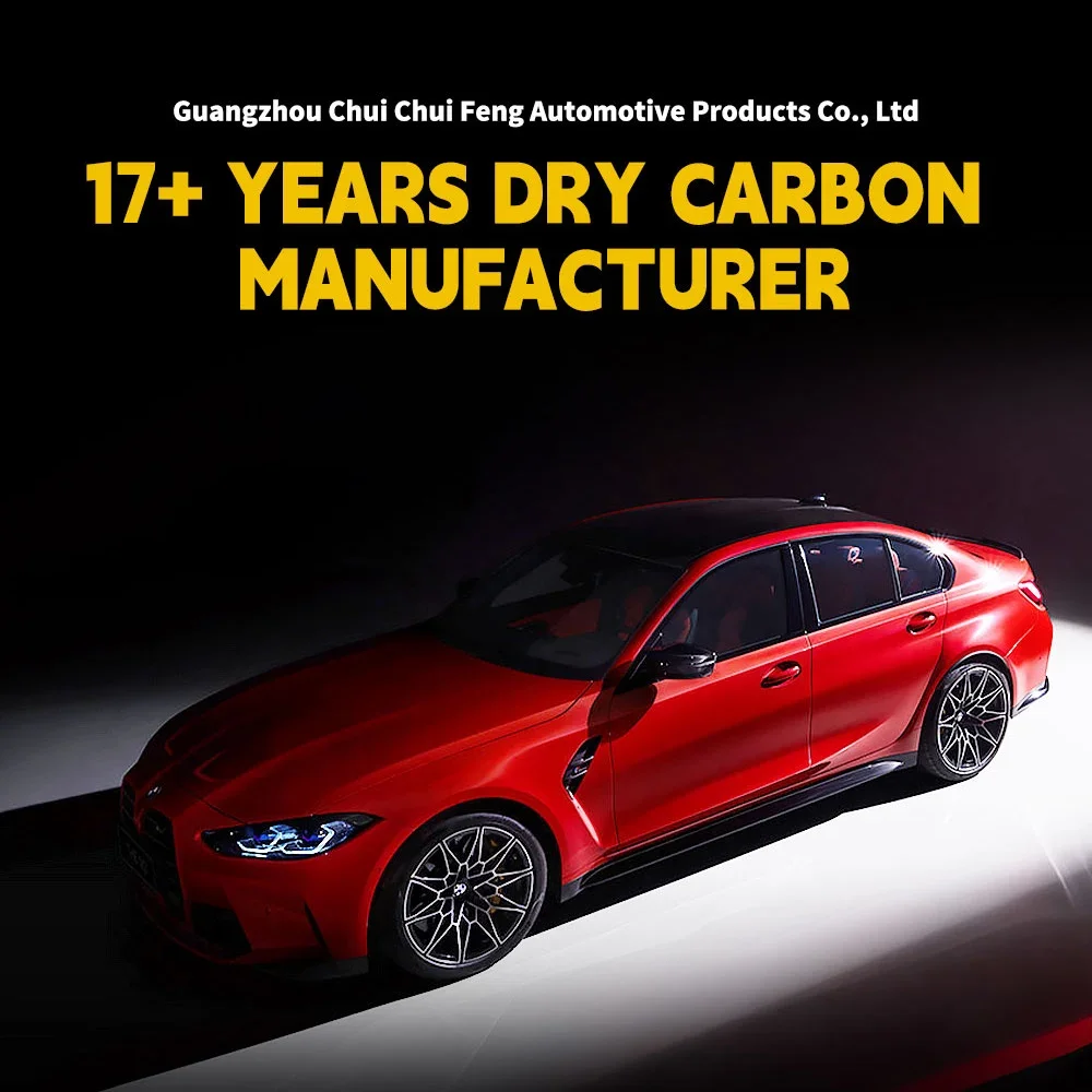 Oem Dry Carbon Fiber Front Diffuser for BMW M5 F90 LCI Competition 2021+ Front Bumper Lip