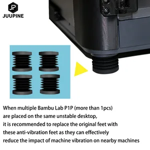 Nicht -Slip -Gummi -Schockkissen, universeller Fuß, Anti -Vibrationsfüße für Bambuslabor, 3D -Drucker, X1 -Serie und P1P 8 Hauptverkaufsschock x1 - №5