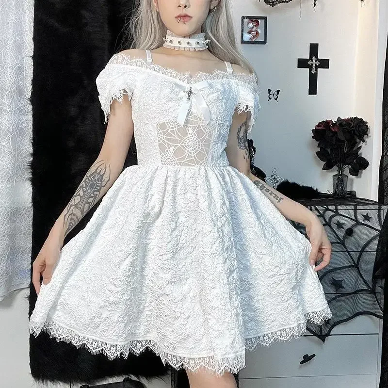 Costume d'halloween pour femmes, robe sexy, cosplay, princesse sorcière, gothique, jupe foncée, mode, vêtements de fête de noël # 1 #   W