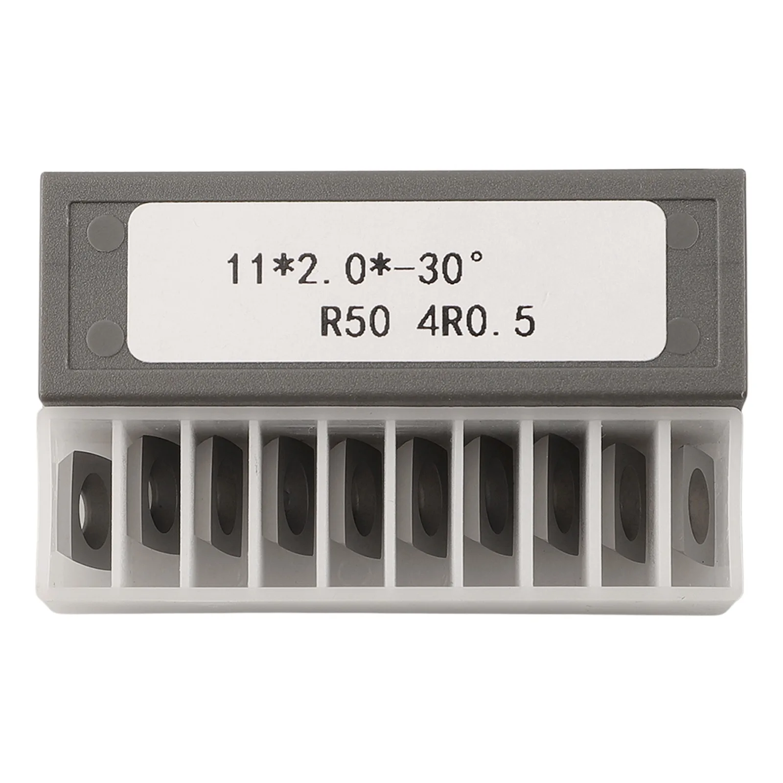 

Set of 10 Square Carbide Tool Inserts Size 11x11x2mm Designed for Spiral Planer Cutter Heads with Indexable Edges