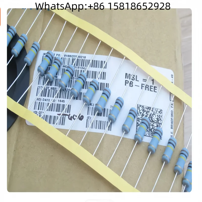 

10pcs Japan KOA 2W 100K Copper Lead Metal Oxide Film Resistor MO2CT631R104J