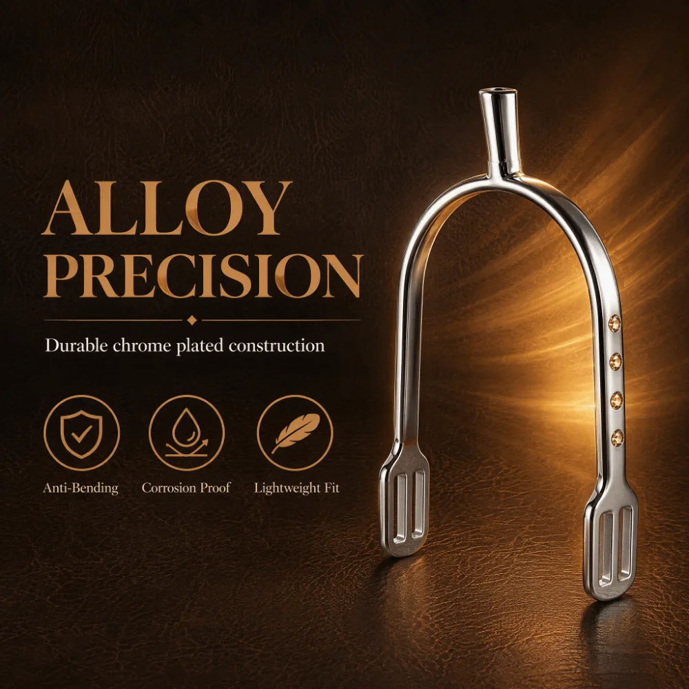 2pcs Aluminum Alloy Chrome Plated Spurs Silver Adjustable Narrow Spurs Easy Wear Lightweight Women Spurs Equestrian Use