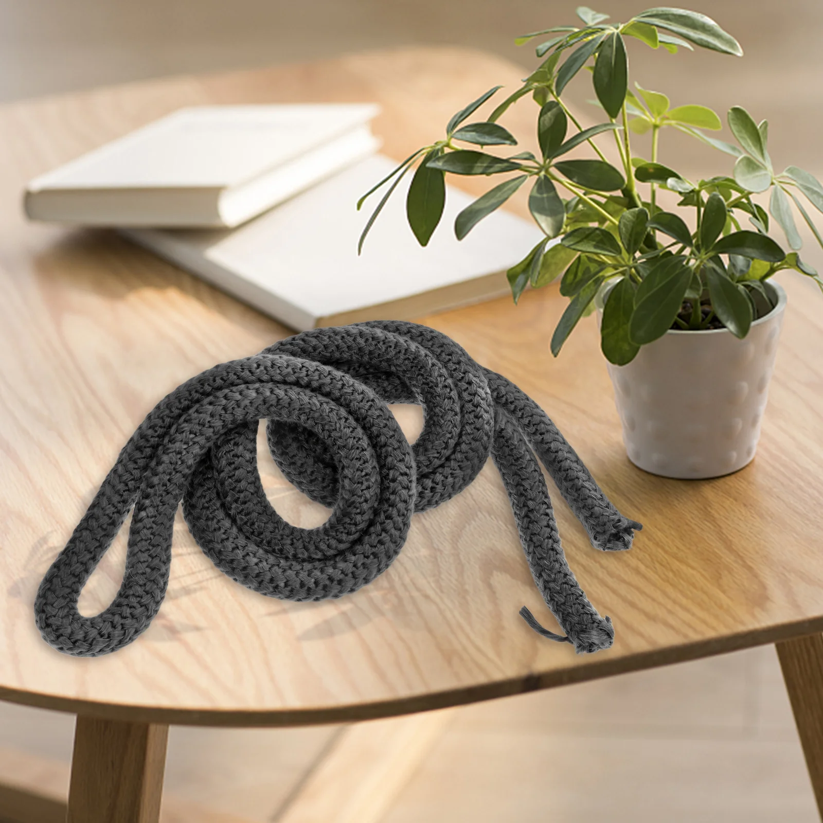 

20mmx2.5m Fiberglass Rope Seal Wood Stove Gasket Fireproof Insulation Fireplace Sealing Accessory High Temp Resistant