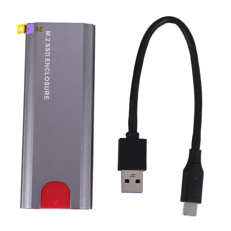 

A13E-M2 Корпус SSD M.2 к USB 3.1 Gen 2 10 Гбит/с Корпус Nvme SSD для жесткого диска Nvme PCIE M Key/ (B+M) Key SSD