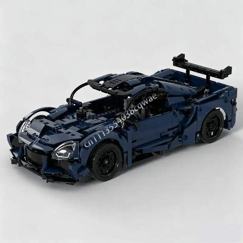 1245 Parts Moc High Performance Sports Car Model Custom Puzzle Diy Assembly Building Blocks Toy Popular Gift Collection Display