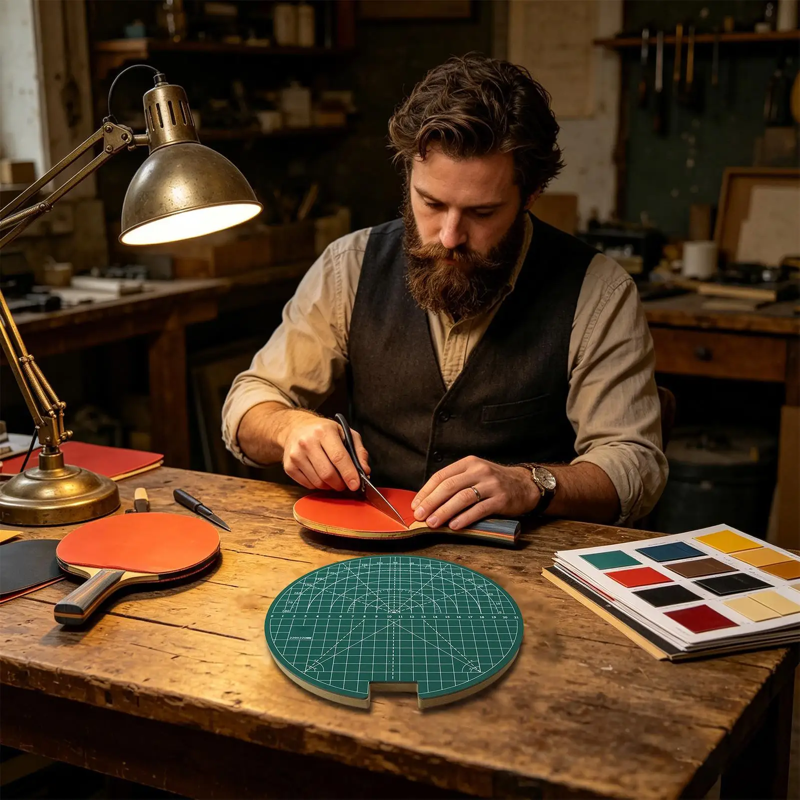 table-tennis-rubber-trimmer-sports-racket-installation-workbench-sports-paddle-rubber-cutter-for-adult-athlete-student-beginner