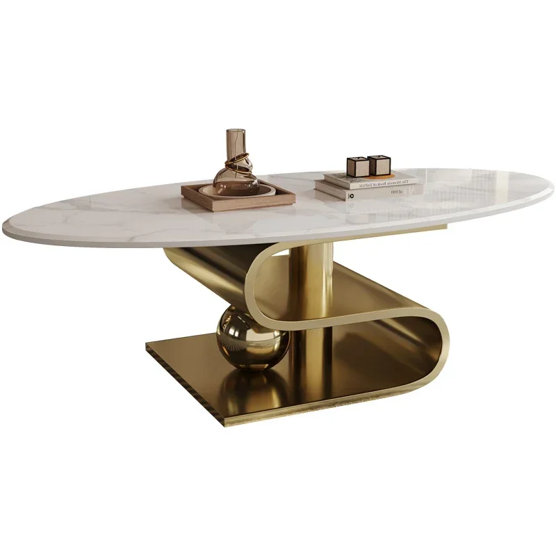 

Premium Modern Center Coffee Tables Aesthetic Nordic Irregular Coffee Tables Living Room Designer Table Basse Home Furniture