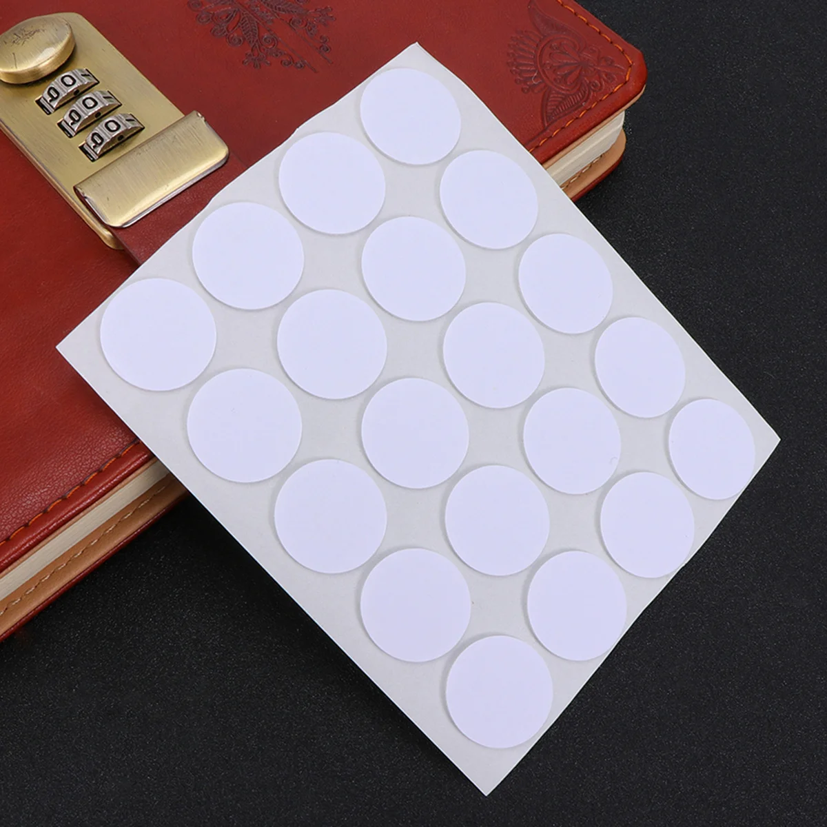 

160 pcs Wick Sticker Double Sided Adhesive Foam Tape For Diy Making Supplies Craft Jar Wax Holder White