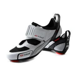 Triathlon Shoe Lock Shoes, Road and Mountain Bike Riding Shoes, Breathable Anti - Skid Lock Shoes