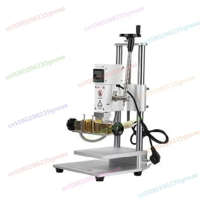 

Desktop Hot Stamping Machine Automatic, Small DIY Heat Press for Leather PVC Film Branding and Foiling Equipment