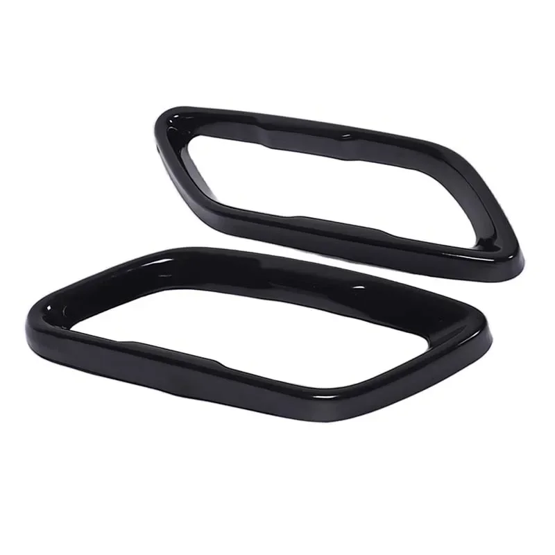Stainless Steel Black For BMW 8 Series G14 G15 G16 2019-2025 Car Exhaust Pipe Tail Throat Cover Decoration Accessories