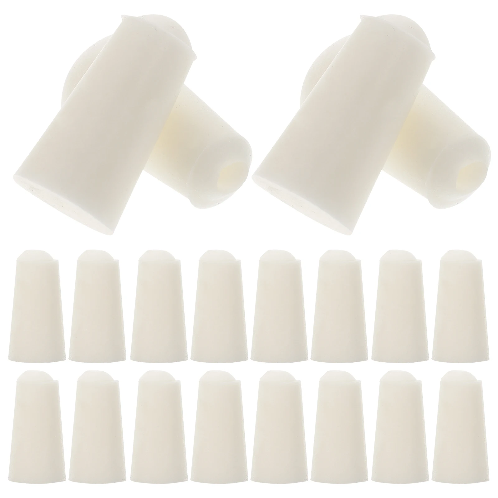 

Test Tube Stopper Silicone Sealing Plugs Small Flask Stoppers Laboratory Waterproof Shape Bottle Tubes