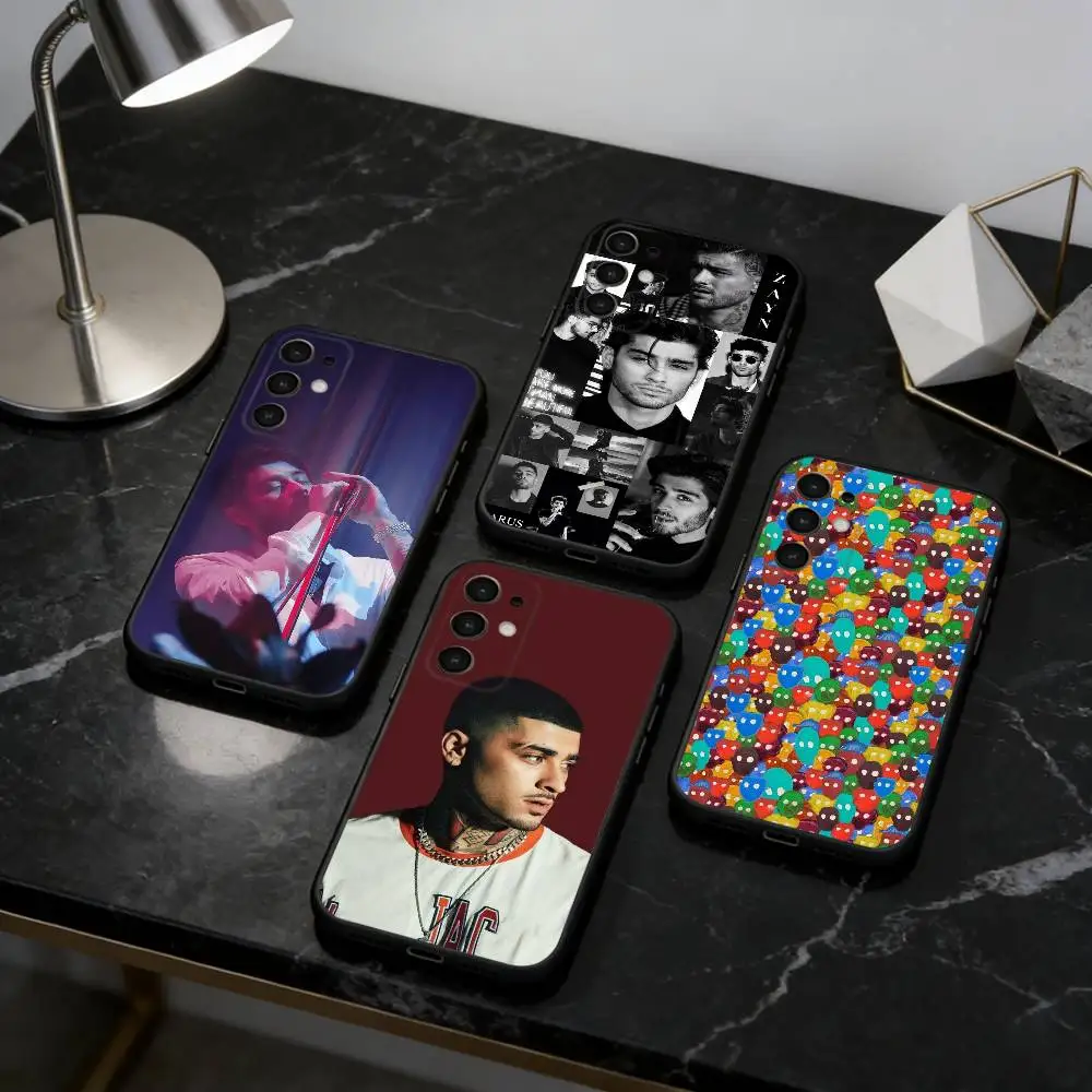 

Singer Z-Zayn M-Malik Phone Case For Samsung S25,24,23,22,30,21,10,9,Ultra,Plus,FE 5G Black Soft Case