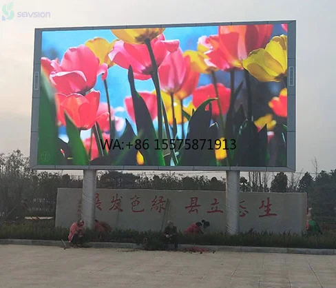 960x960mm 4K Outdoor LED Screen Customized Advertising Video Background IP65 Waterproof P5 Wall-mounted LED Display