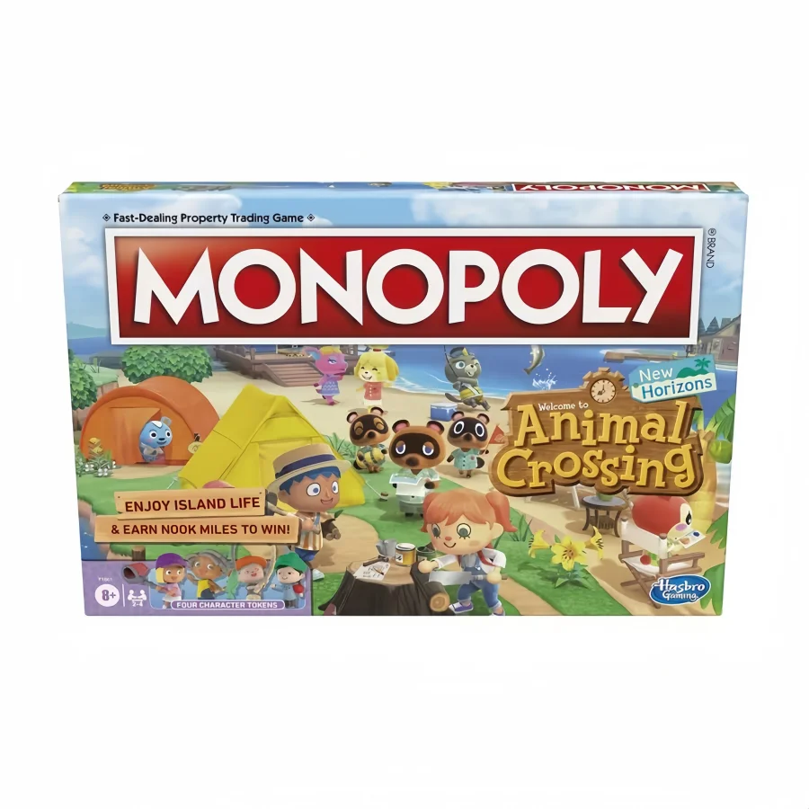 

Animal Crossing: настольная игра New Horizons Monopoly, подходит для 2–4 игроков (английская версия)