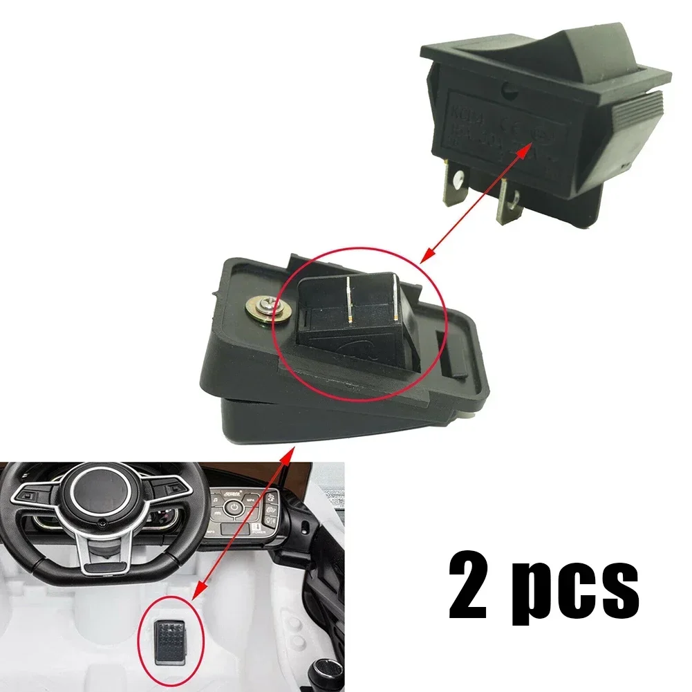 2pcs Foot Pedal Reset Contro Rocker Foot Switch For Kids Electric Car Accelerator Foot Pedal Reset Control Electric Wheel Switch