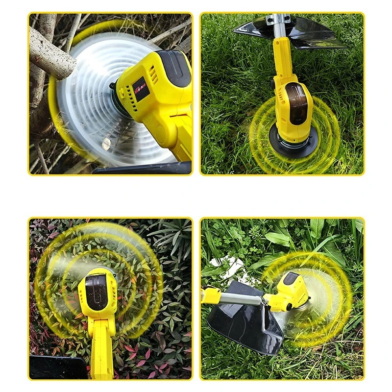 Long Endurance Foldable Electric Weeder Efficient Garden Grass Trimmer Brush Cutter Weeding Power Tool
