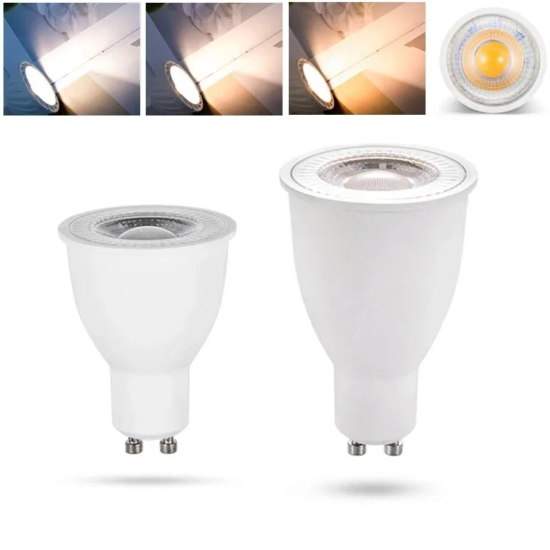 High-quality GU10 spotlight 10W 15W wide voltage non-flickering LED spotlight bulb replacement 100W 50W halogen lamp AC100-265V