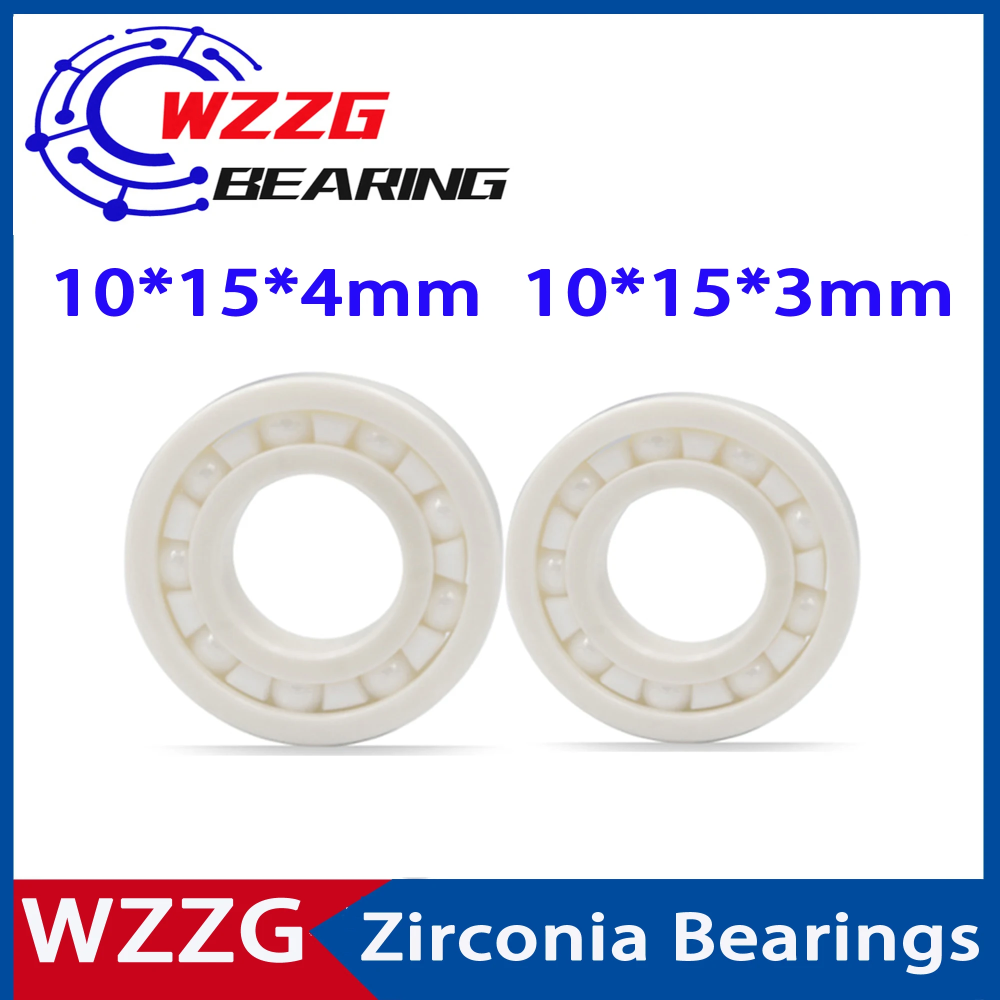 

WZZG 6700CE 6700CE-2RS Полностью керамический циркониевый подшипник 10*15*3 мм 10*15*4 мм керамический шарикоподшипник радиальный шарикоподшипник