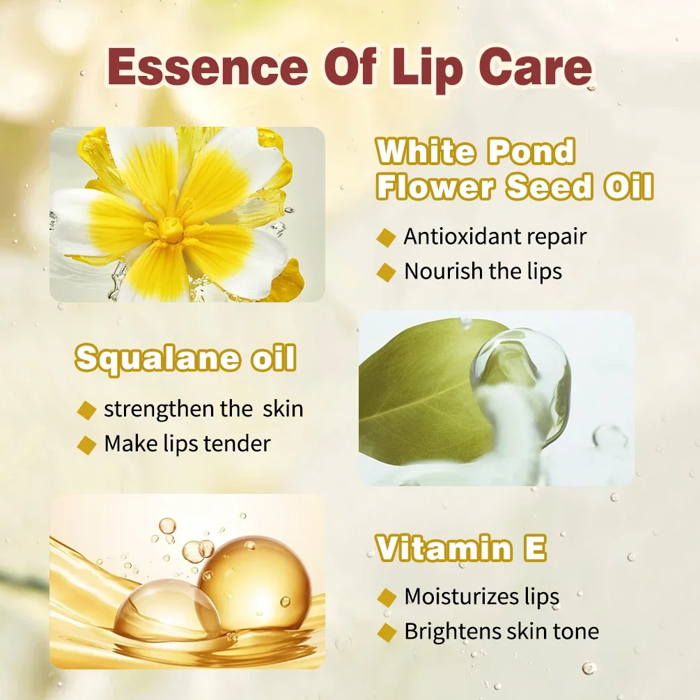 QIBEST لون متغير زيت الشفاه سمنة ترطيب شفاف هلام الشفاه بلسم طويل الأمد ملمع الشفاه يغذي مستحضرات التجميل الصقيل الشفاه