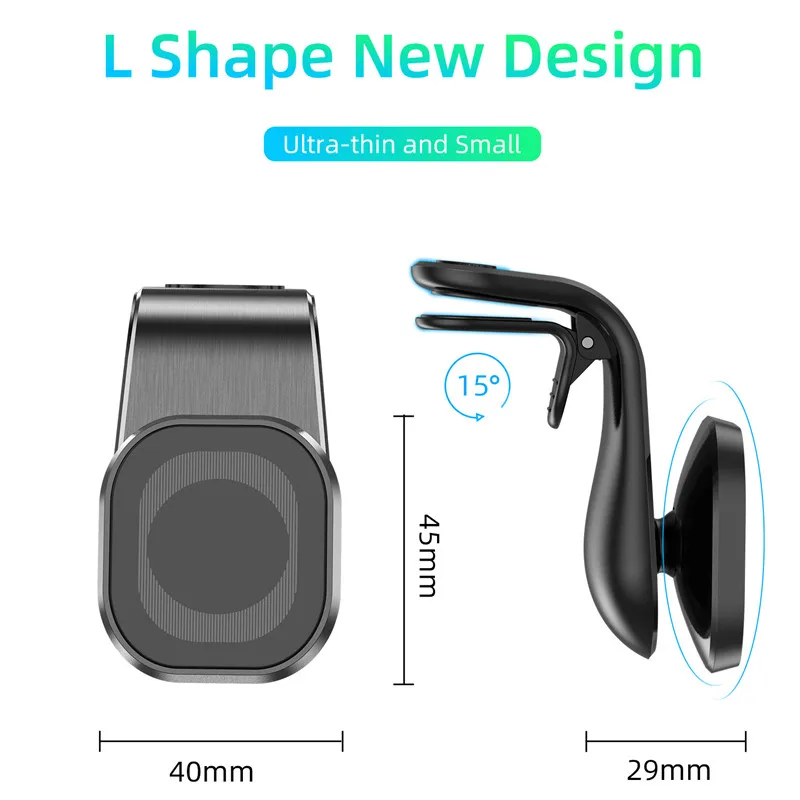 Magnetic Car Phone Holder Air Vent Clip Mount 360 Rotation Support for Cell Phones Xiaomi iPhone 14 Samsung Phone Holder in Car