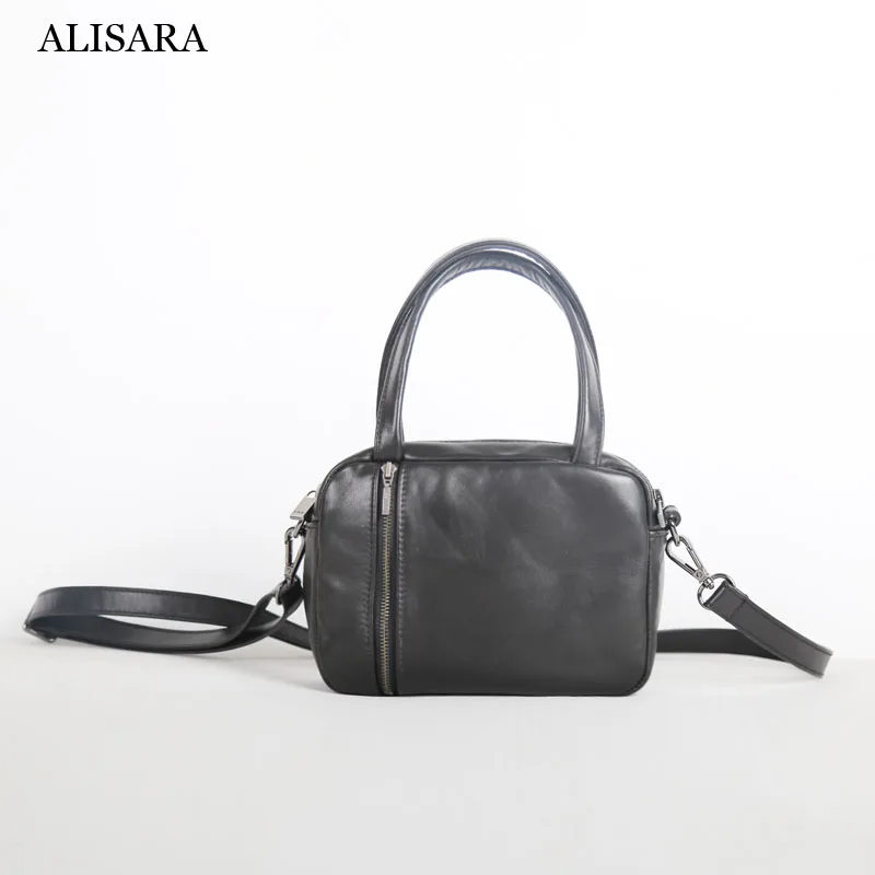 

Messenger Bag Women First Layer Cowhide Leather Casual Small Handbag Simple Shoulder Crossbody Bags Ladies Mini Satchels