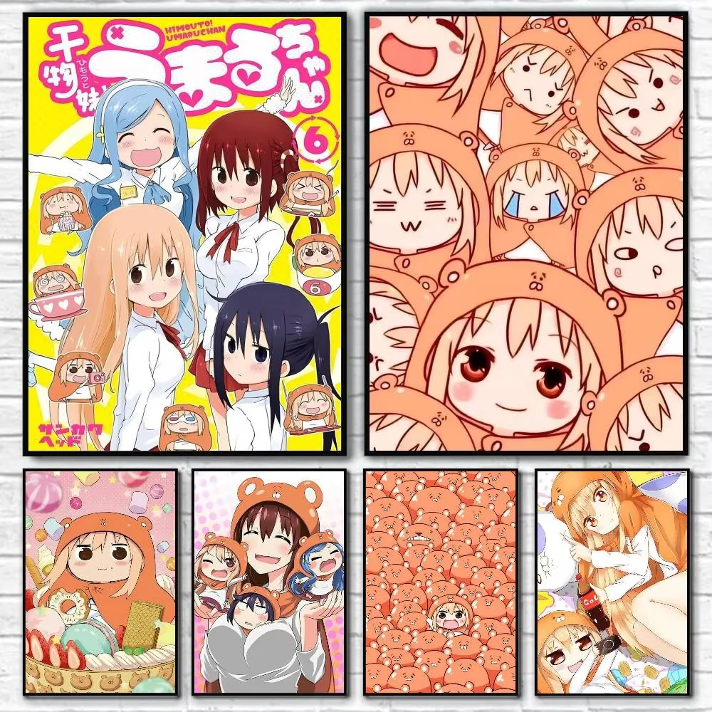 38X52CM Jigsaw Puzzles 500 Pieces Paper Picture Anime Himouto Umaru-chan Puzzles Decompression Toys for Adults Family Games