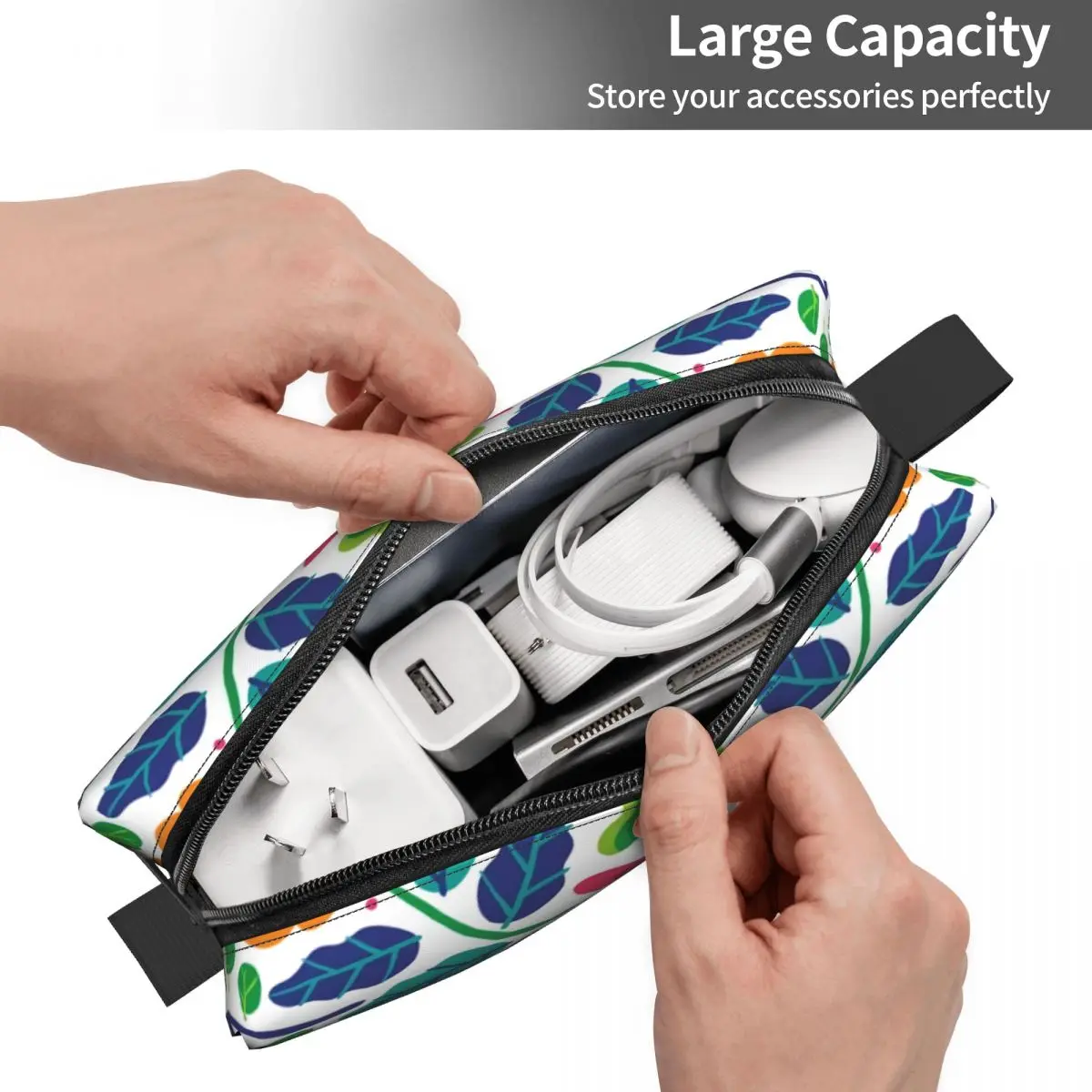 Fashion Mexican Flowers Travel Toiletry Bag Women Cosmetic Makeup Organizer Beauty Storage Dopp Kit