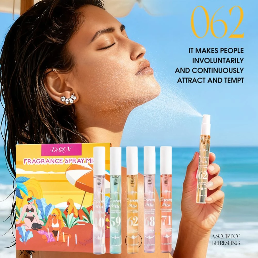 

Brazilian Scent Body & Hair Fragrance Set 10ml×5Pcs - Alcohol-Free Spray Mist, Long-Lasting Aromatherapy, Daily & Gift Use