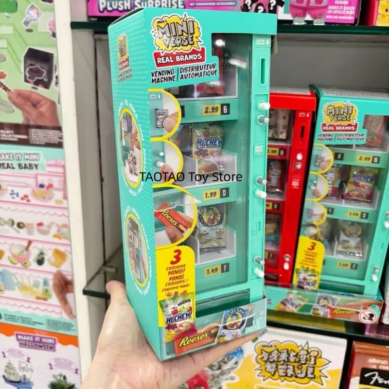 Miniverse Real Brands Mini Vending Machine Diy Surprise Miniature Series Pendant New In Stock Collectible Gift For Collectors